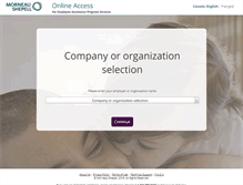 Tablet Screenshot of myeapsupport.com